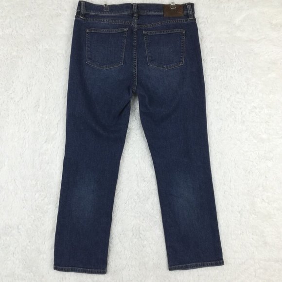 Lauren Jeans Co Womens Jeans Classic Straight Blue Denim Medium Wash Petite 8P - Picture 2 of 12